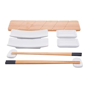 Conjunto 9 Peças para Sushi de Bambu Nagoya - Lyor