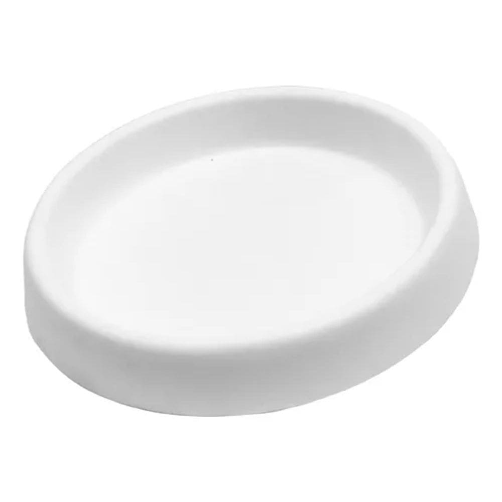 Prato para vaso polietileno 21,5cm Branco