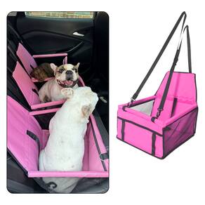 Cadeirinha Assento Pet Para Carro Transporte Cão Gato Rosa