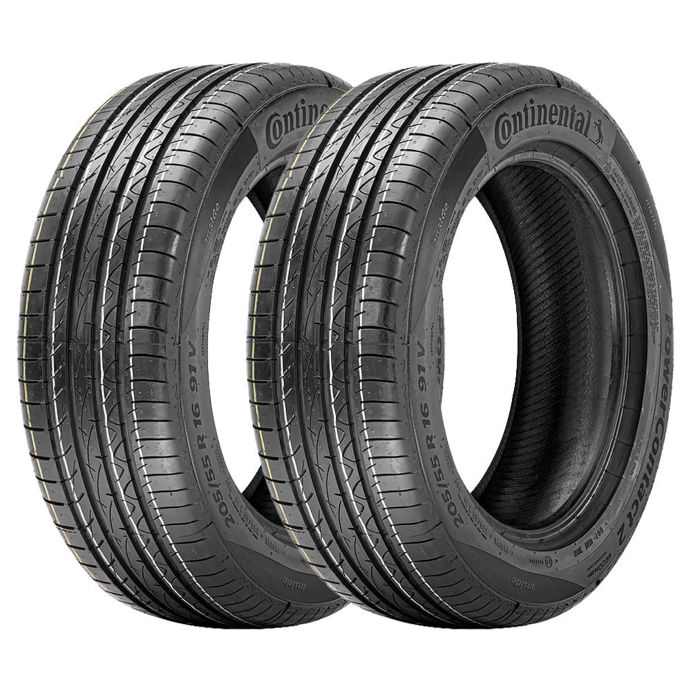 Jogo 2 Pneus Continental Aro 16 PowerContact 2 205/60R16 92H