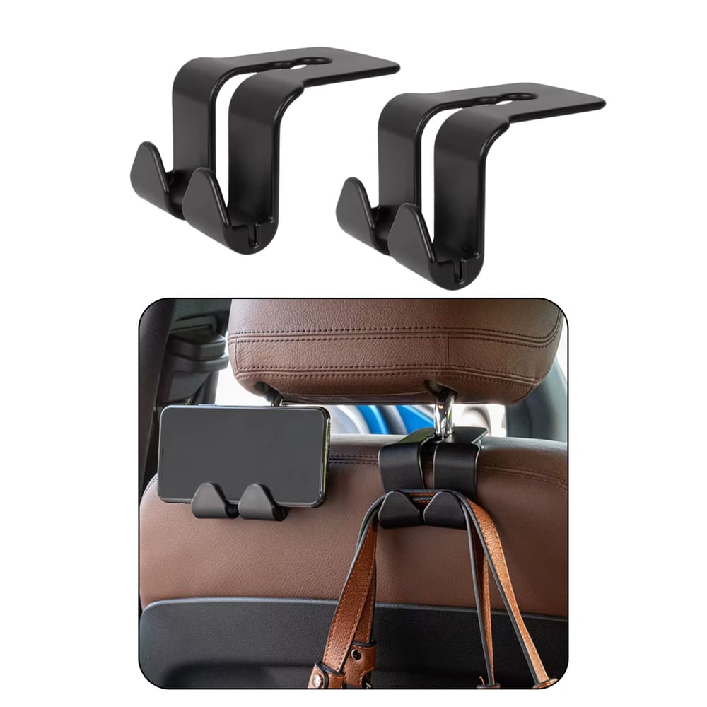 Kit 2 Suporte Bolsa Sacola Celular Veicular Universal Preto