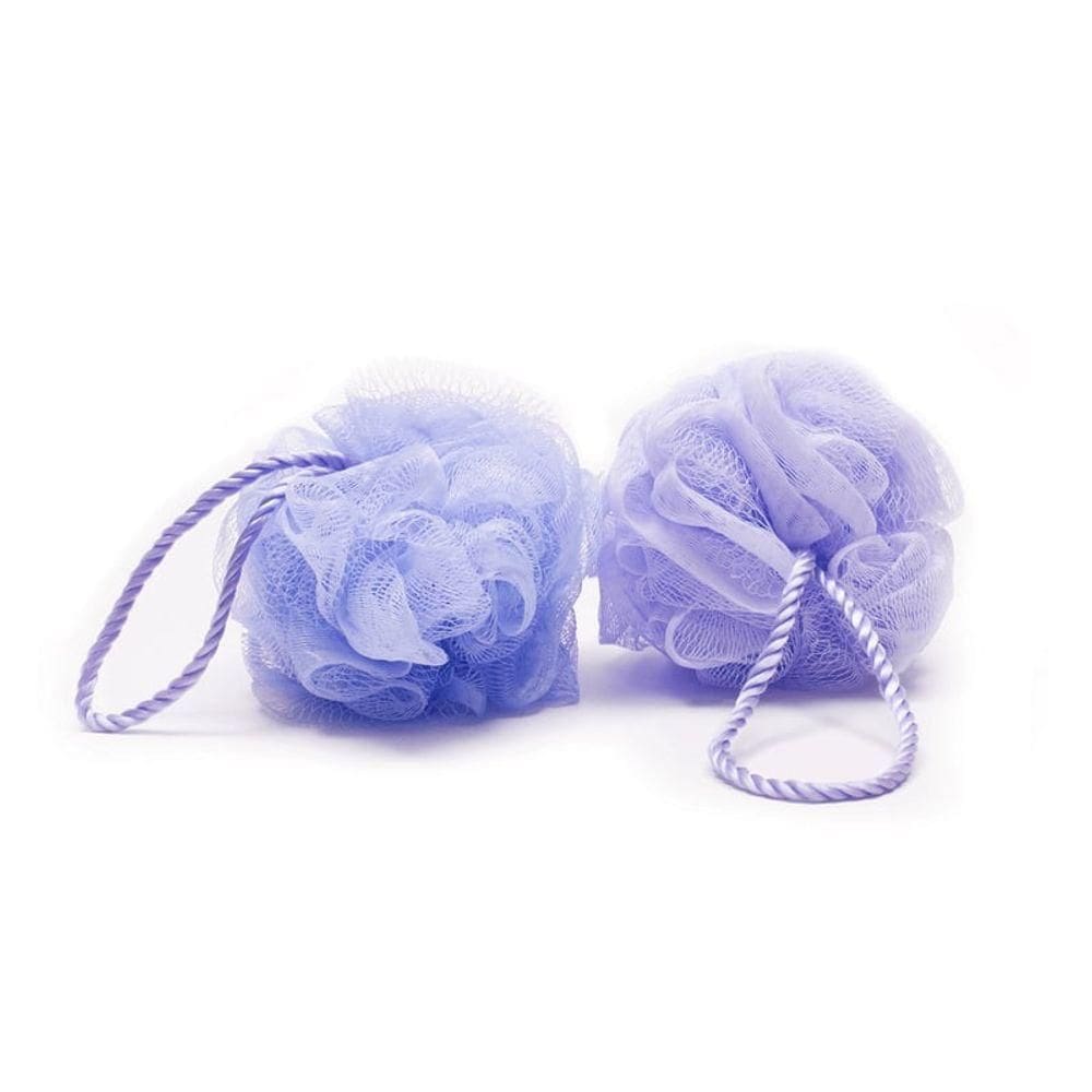 Esponja De Banho Buettner Pote C- 2 Unidades C- Cordão Nylon Lavanda