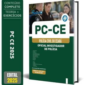 Apostila Pc Ce 2025 - Oficial Investigador De Polícia