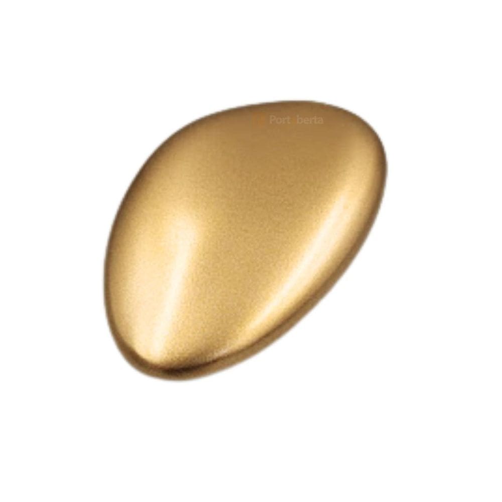 Puxador Seixo G 78Mm X 50Mm Dourado Matte  Fosco  Zen