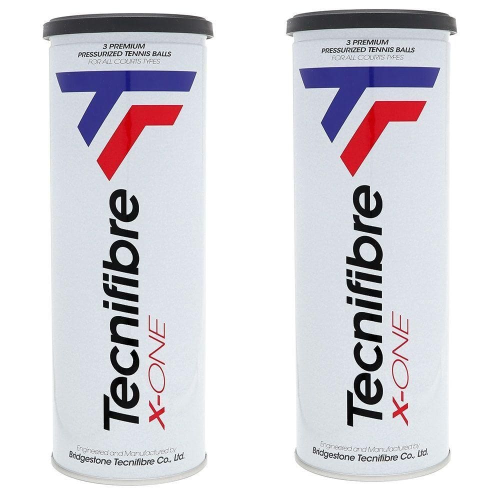 Bola Tênis Tecnifibre X One 2 Tubos Com 3 Bolas Perfornance