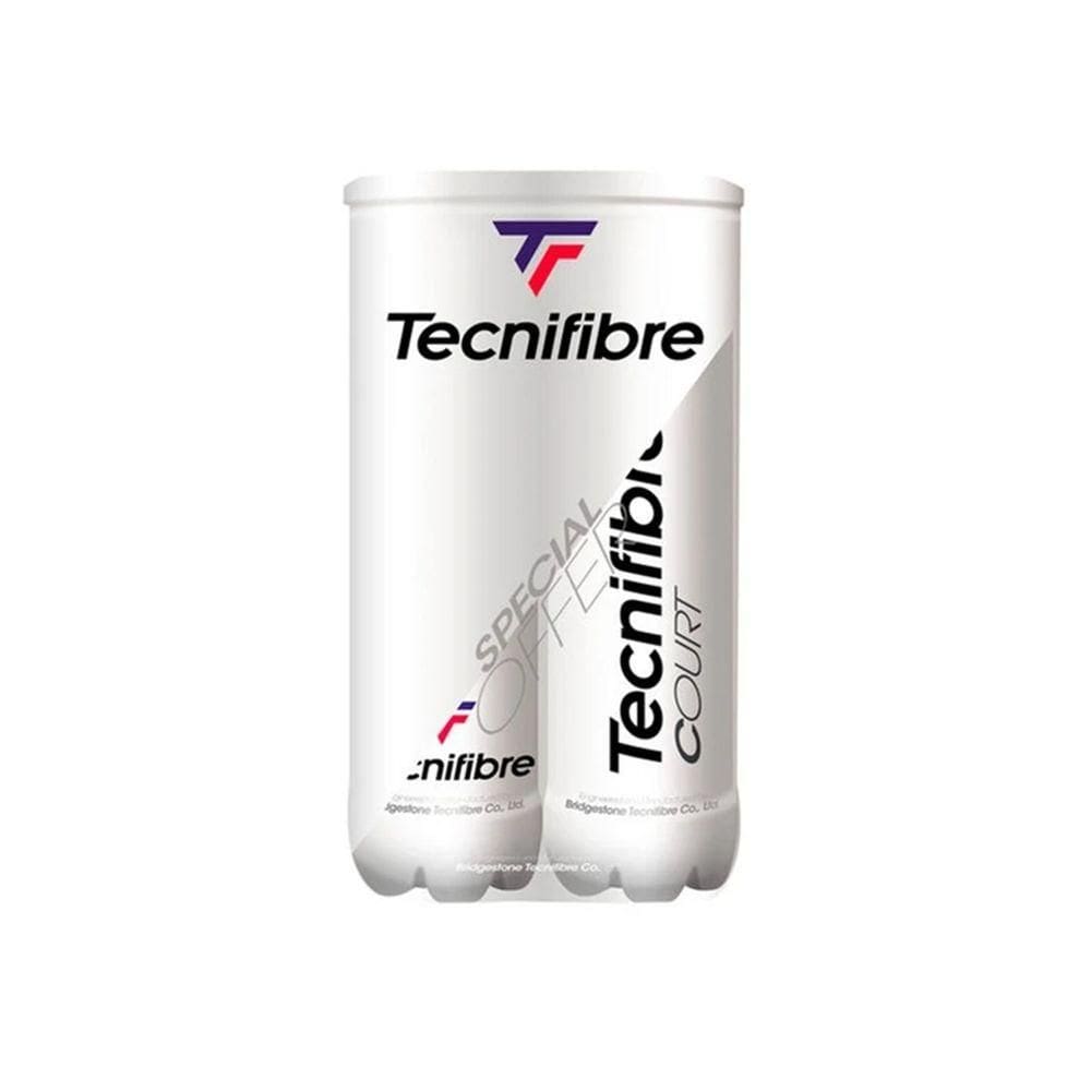 Bola Tenis Tecnifibre Court Tubos Com 16 Bolas Performance