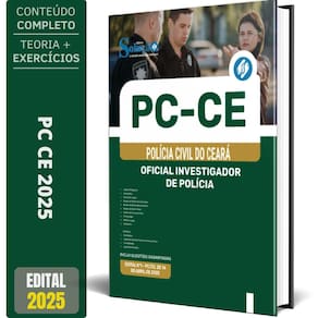 Apostila Pc Ce 2025 - Oficial Investigador De Polícia