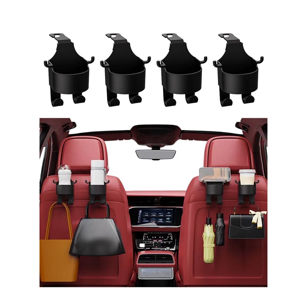 Kit 4 Suporte Multiuso Sacola Bolsa Copo Lata SUV Veicular