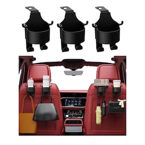 Kit 3 Suporte Copo Lata Bolsa Sacola Motorista UBER 99 Carro