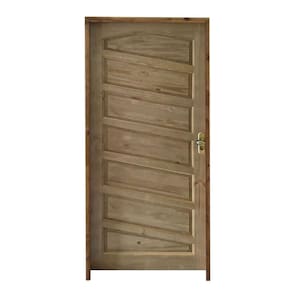 Porta Mirabela 82 X 2.10 Batente Ecológico 11cm Fechadura Externa Lado Esquerdo - Rodam