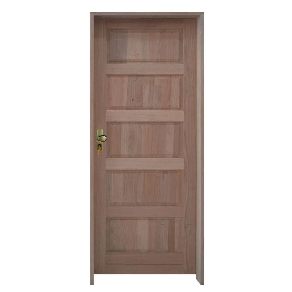 Kit Porta Trento Tauari 72 X 2.10 Batente 14 Cm Fechadura Externa Lado Direito - Rodam