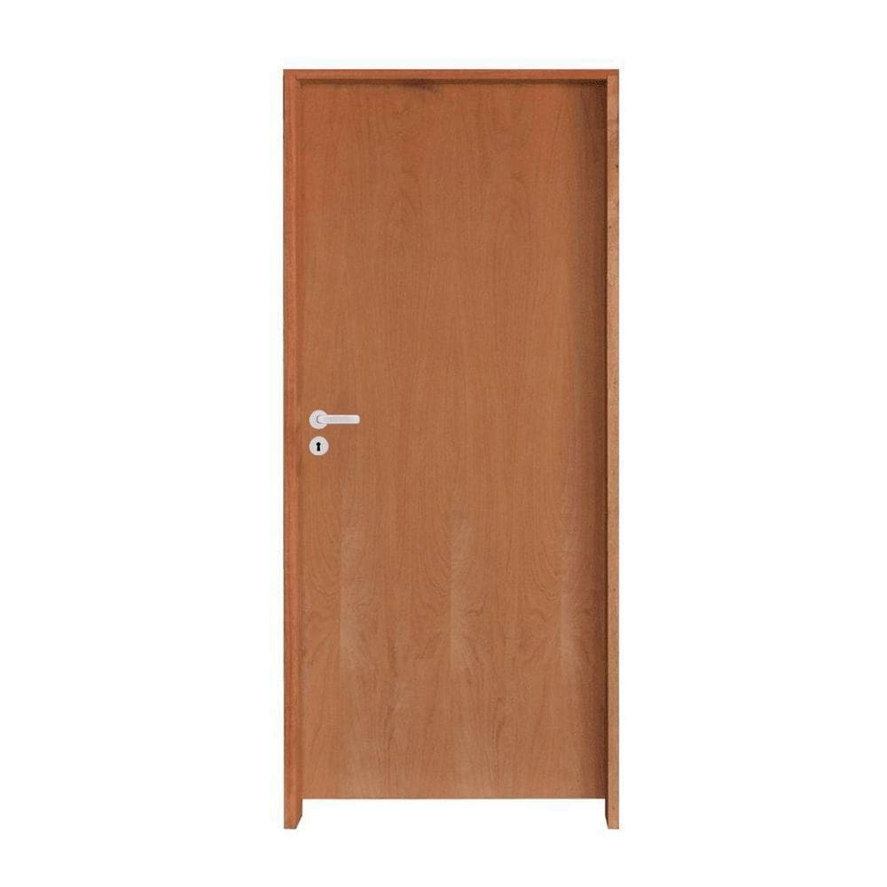 Kit Porta Lisa P.imbuia Batente Ecológico 11 Cm 62 X 2.10 Fech. Interna Stilo Lado Direito - Hale