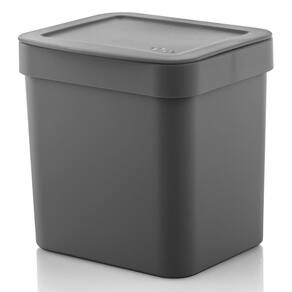 Lixeira 2,5l Trium Ou Compacta Tampa Cozinha Bancada Casa