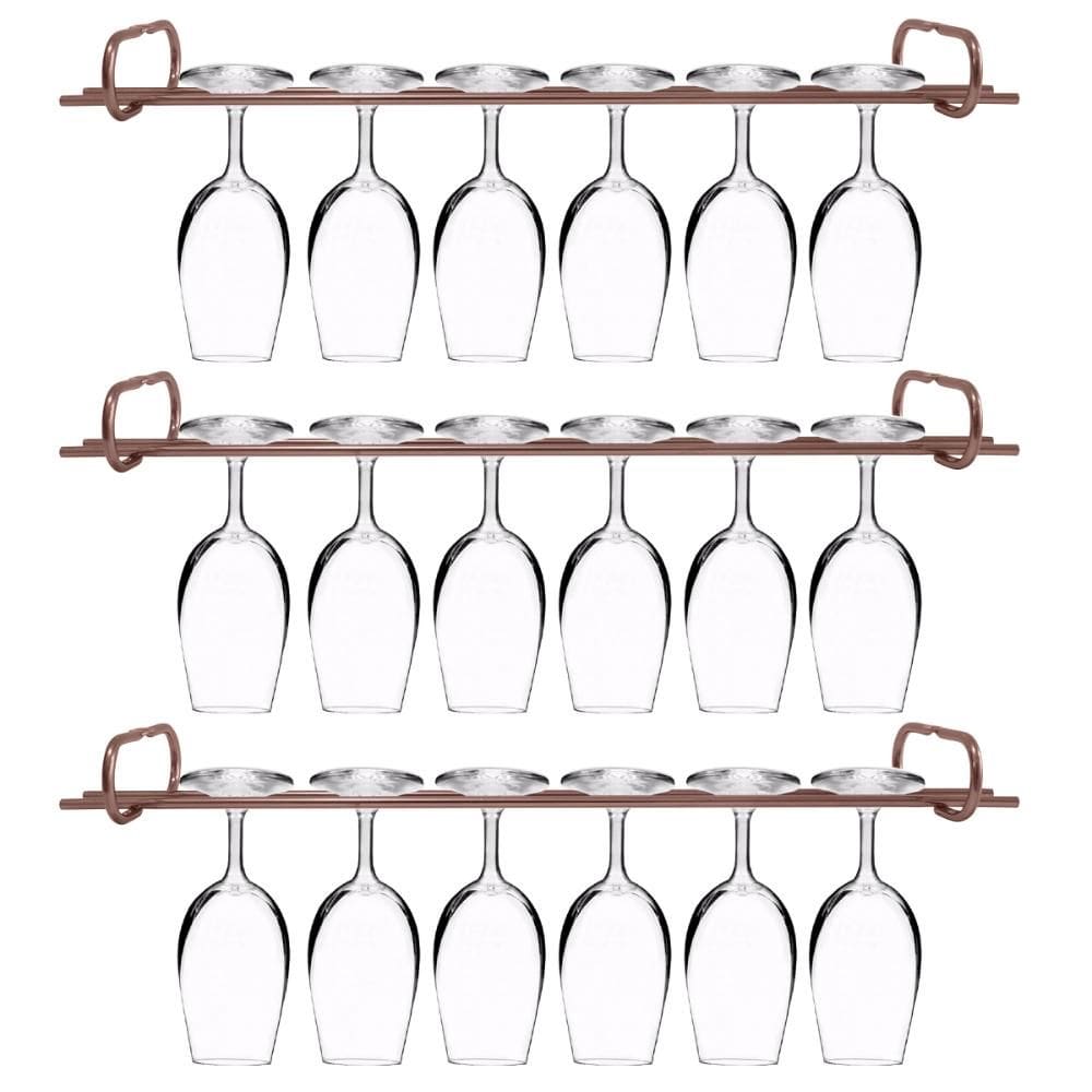 Conjunto 3 Organizadores Porta Taças 42cm Suportes Suspensos Para Taças