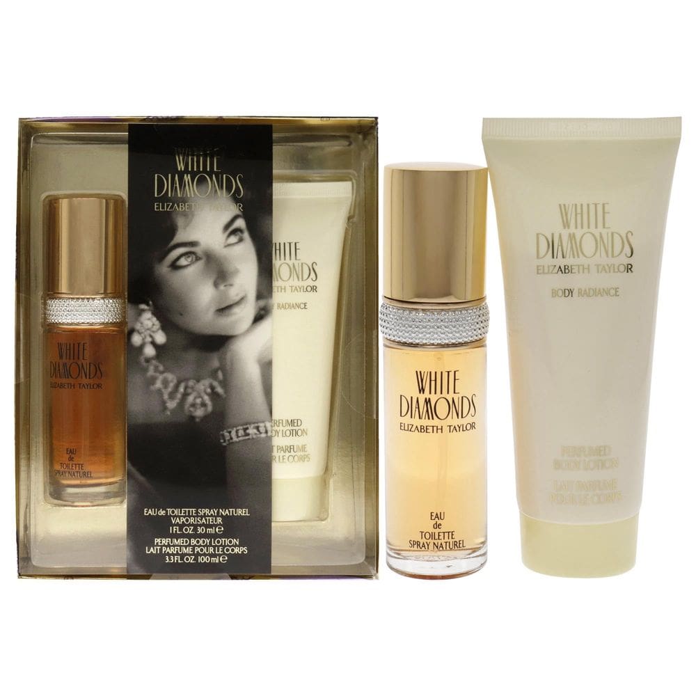 Conjunto de presentes Perfume Elizabeth Taylor White Diamonds para mulheres