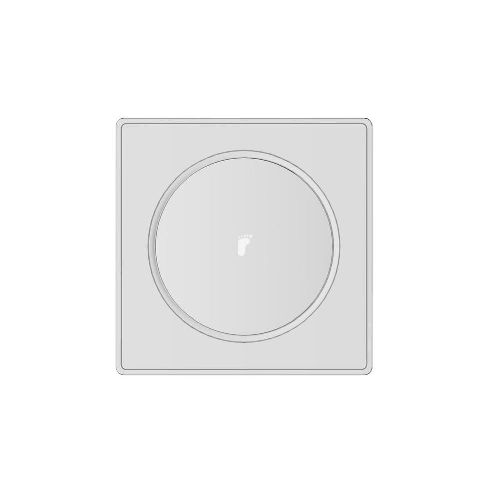 Ralo Click Cromado Aço INOX 15x15cm LAFHEL