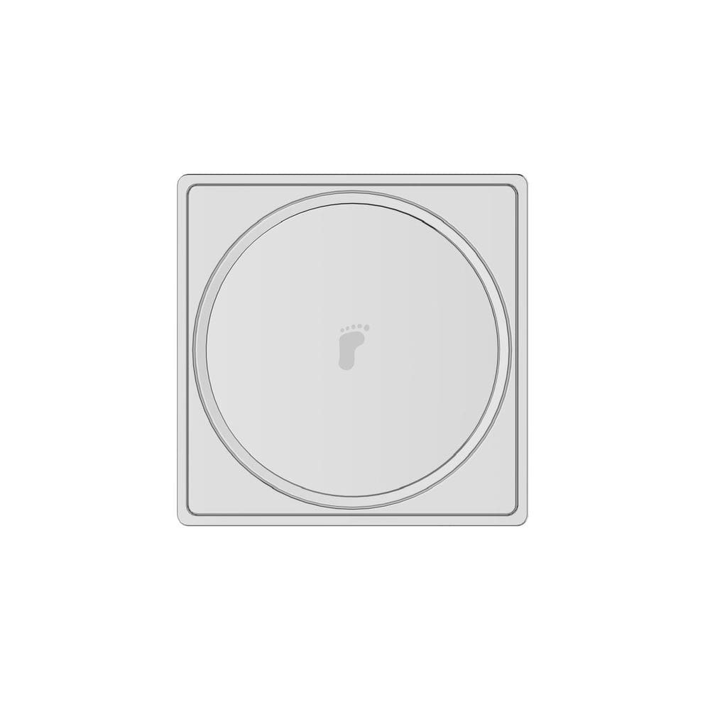 Ralo Click Cromado 10x10 Aço INOX LAFHEL