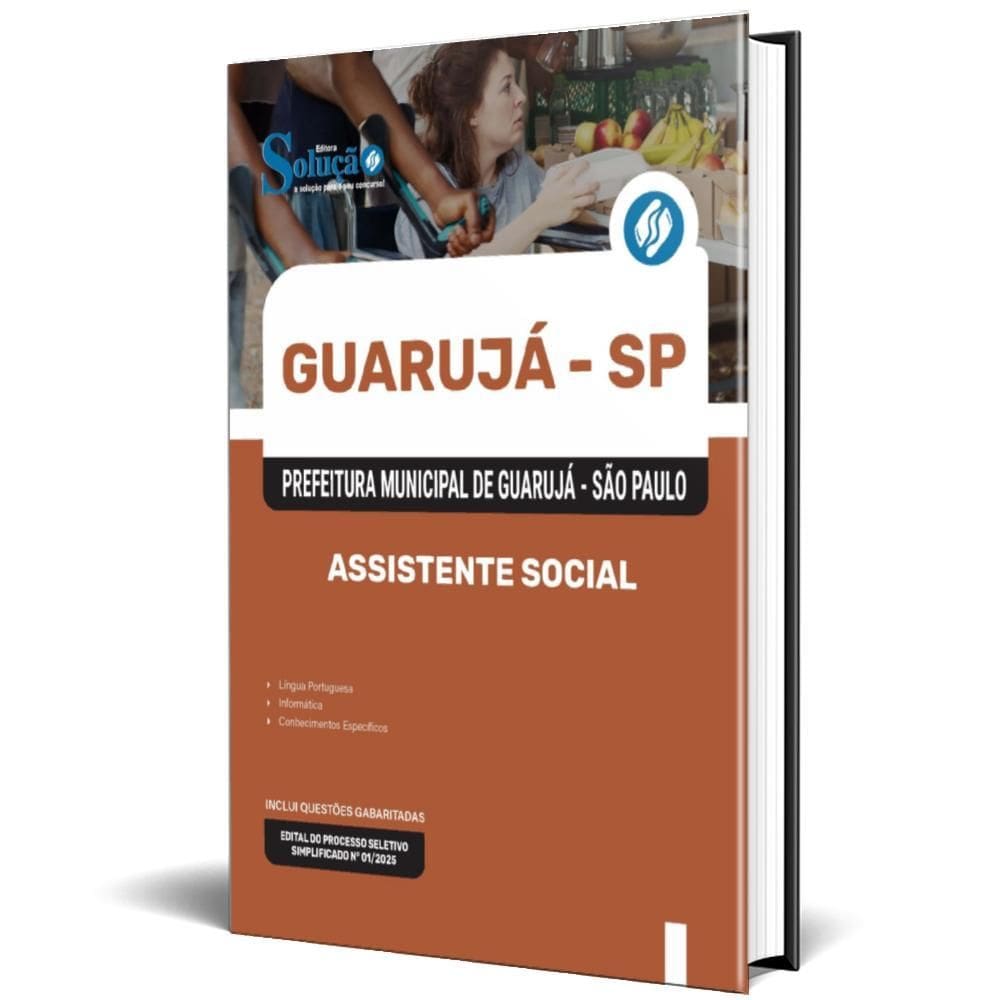 Apostila Prefeitura De Guarujá Sp 2025 - Assistente Social