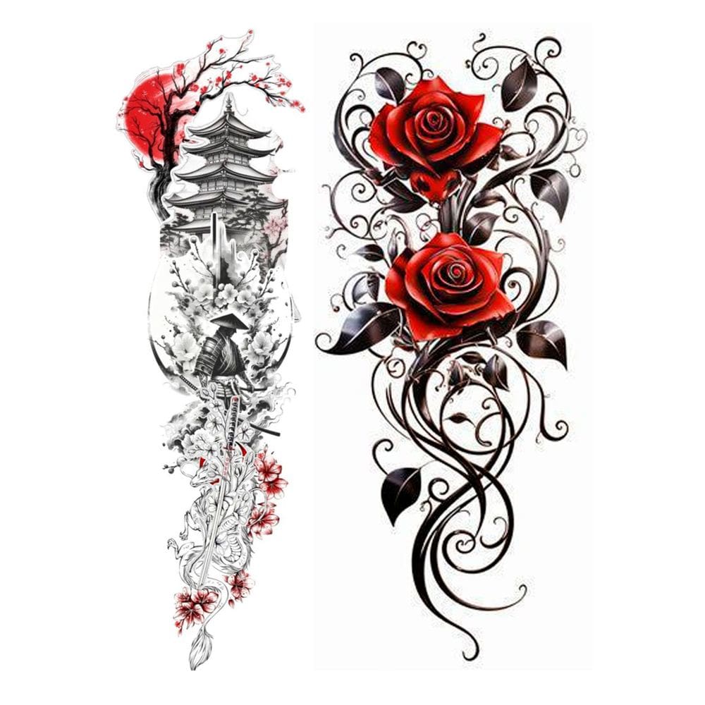 2 Tatuagens Temporaria Tema Unisex 7