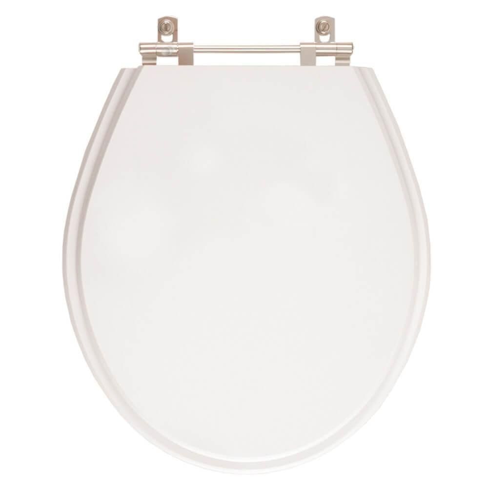 Tampa De Vaso Poliéster Studio Branco Para Bacia Deca