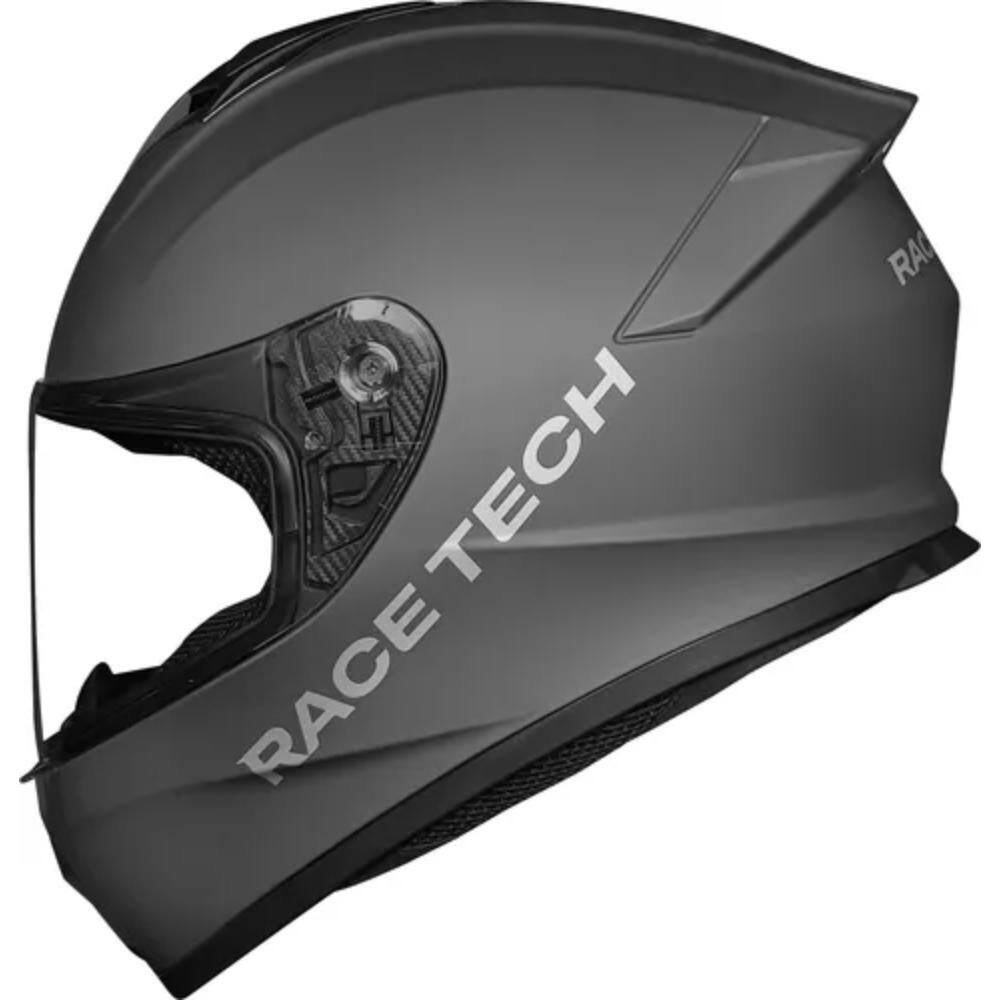 Capacete Race Tech Hit Monocolor Titânio Fosco