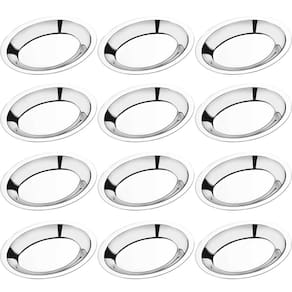 Conjunto 12 Baixelas para Servir 20cm em Aço Inox Travessas