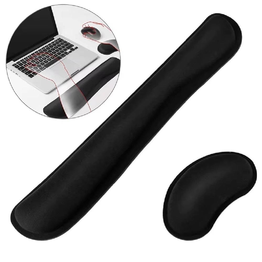 Apoio Punho E Pulso Teclado Suporte Ergonomico Kit Espuma