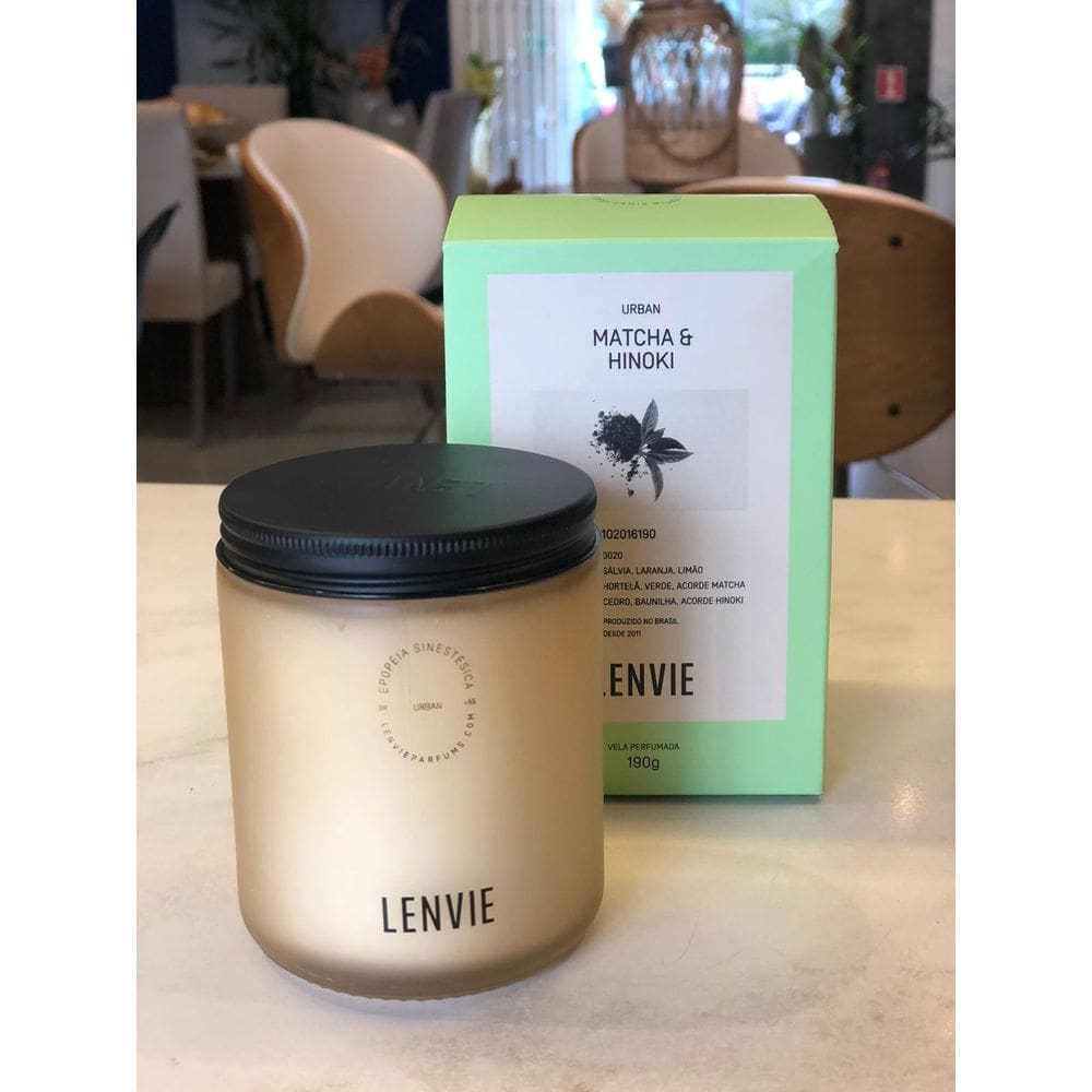 Vela Perfumada Matcha Hinoki 190G