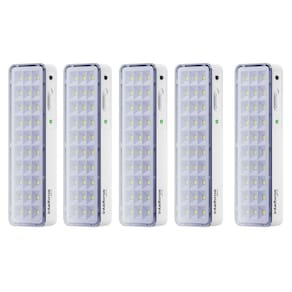 Kit Com 5 Luminárias De Emergência Lea 31 Autônoma 30 Leds