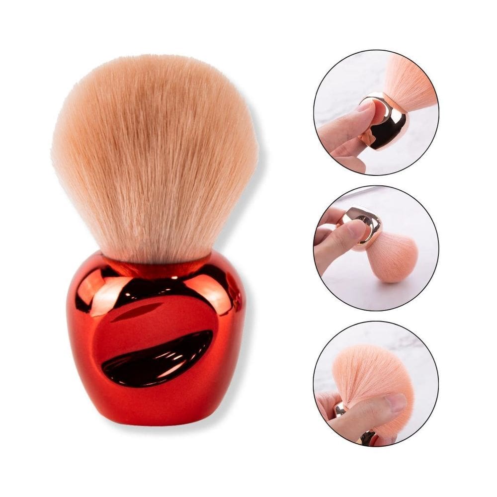Pincel Pequeno Cabo Ergonômico Maquiagem Blush Rosto Makeup