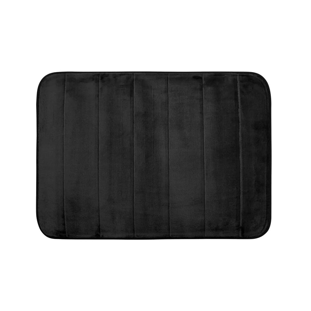 Tapete Nuvem para Banheiro 40cm x 60cm Preto Kapazi