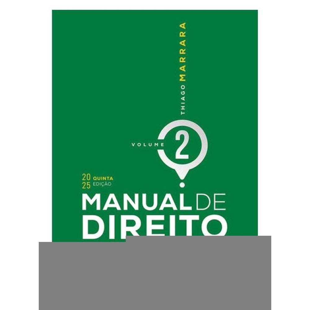 Manual De Direito Administrativo - 5ª Ed 2025 - Volume 2
