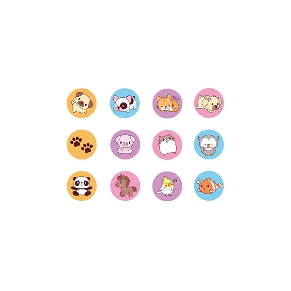 KIT com 4 Carimbos de Animais Fofos