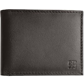 Carteira Compacta Masculina Slim Couro Marrom Porta Cartão Veneza Briolly