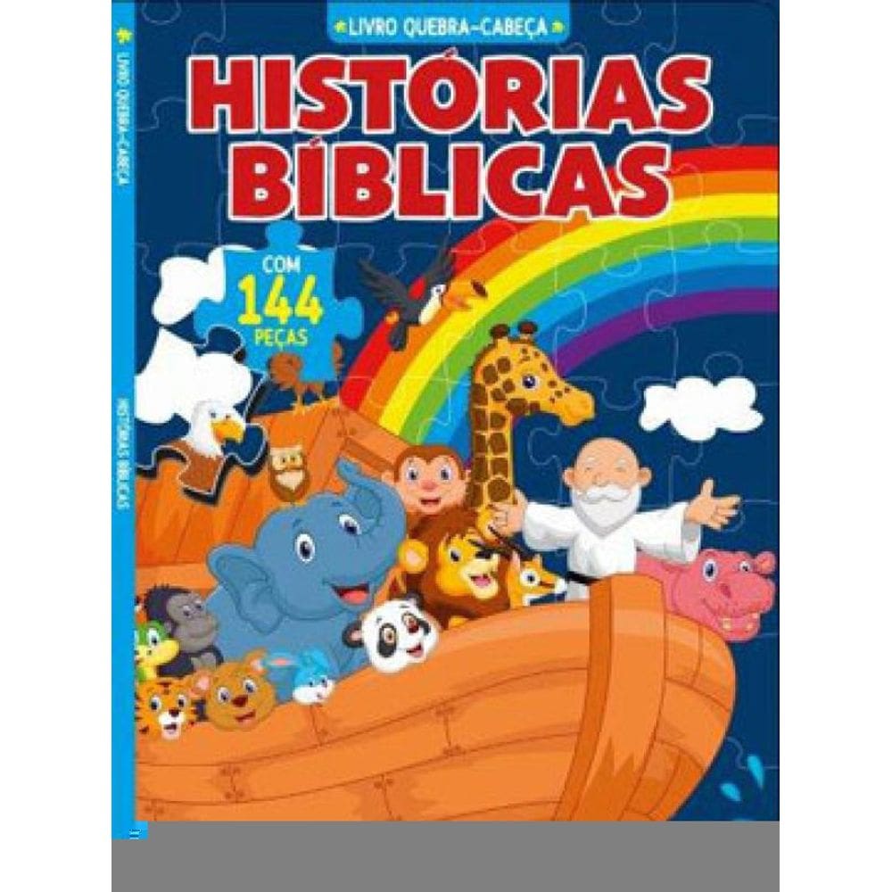 Livro Quebra-Cabeça Histórias Bíblicas