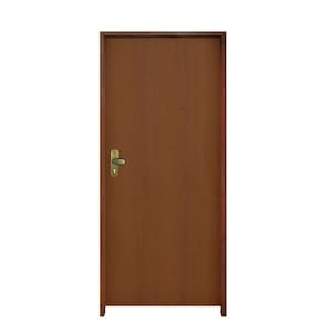 Kit Porta Madeira Lisa Padrão Imbuia 62 X 2.10 Batente Misto 14cm Fechadura Interna Lado Direito ? Hale