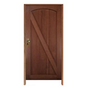 Porta Madri Angelim 82 X 2.10 Batente 14 Cm Fechadura Externa Lado Direito - Rodam