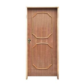 Porta Pm-01 M 1 Lado Padrão Imbuia 72 X 2.10 Batente Misto 14 Cm Fechadura Externa Lado Direito - Rodam
