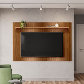 Painel Genova 2.0 para Tv até 75 Polegadas Marrom Fosco