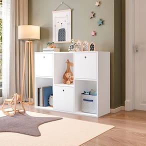 Organizador Estante para Quarto Infantil Branco