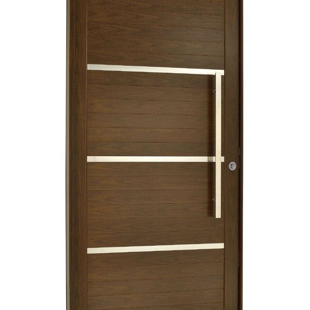 Porta Lambril Pivotante com Puxador e Friso 220x100 Cm