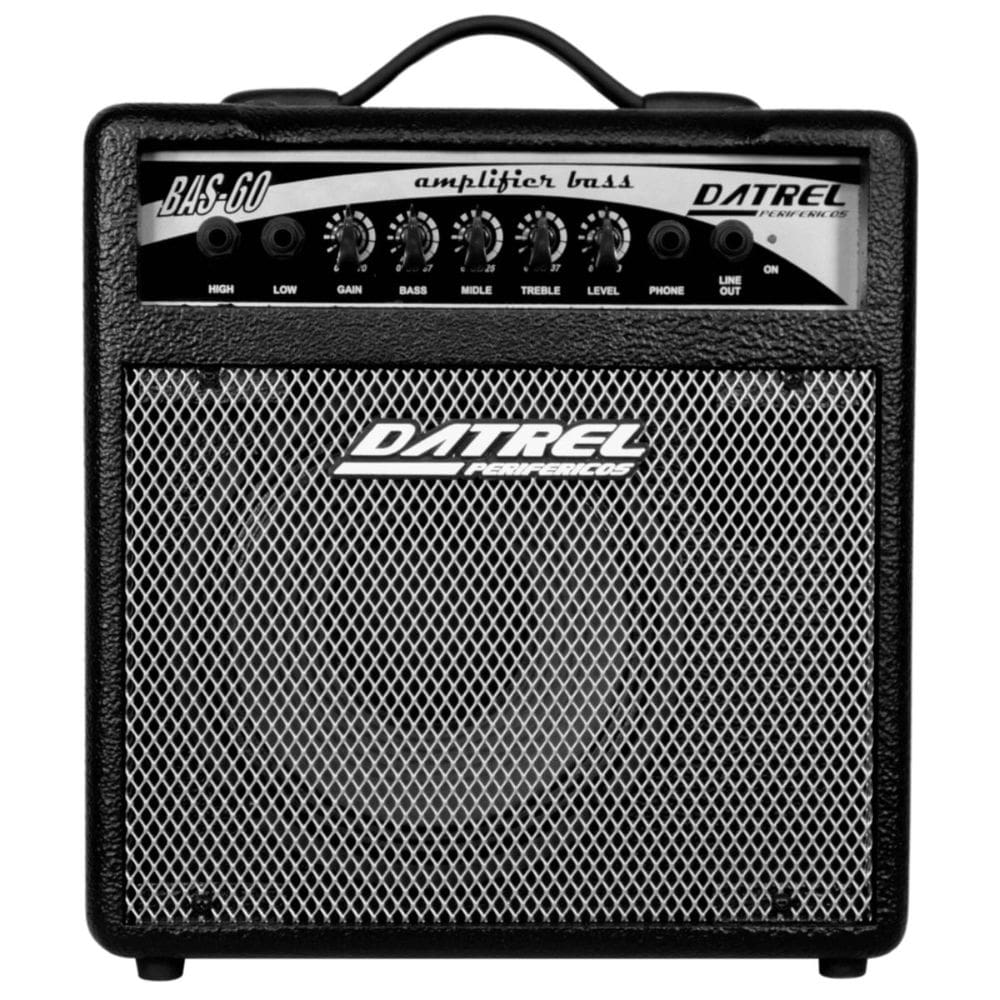 Amplificador Para Contra Baixo Datrel BAS-60E 60W Cubo 8"