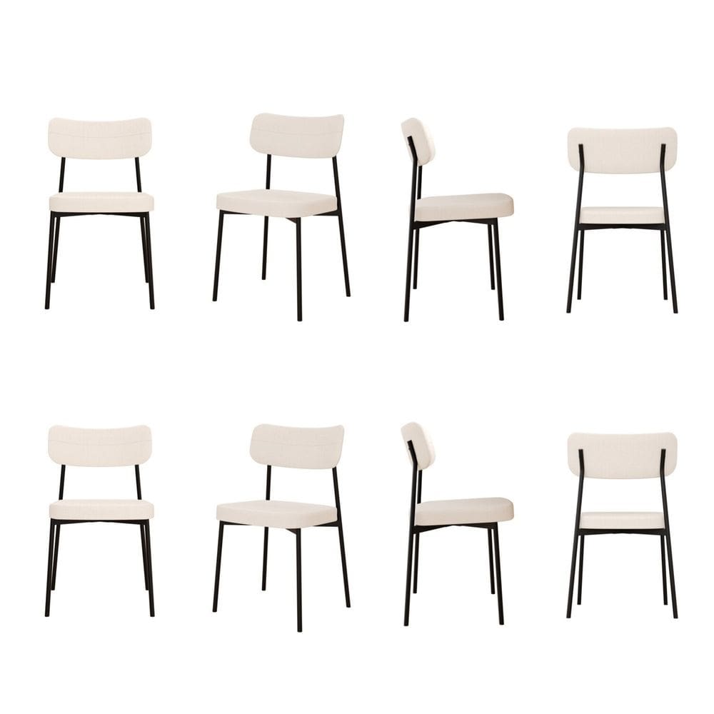 Kit com 8 Cadeiras para Sala de Jantar Mona Yescasa Palha Corriente