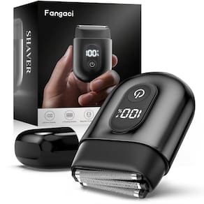 Máquina de barbear elétrica Fangaci Mini, máquina de barbear elétrica, IPX7, à prova d`água