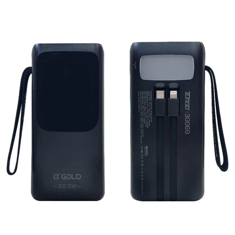 Power Bank Carregador Portátil Turbo 30.000mah Longa Duração