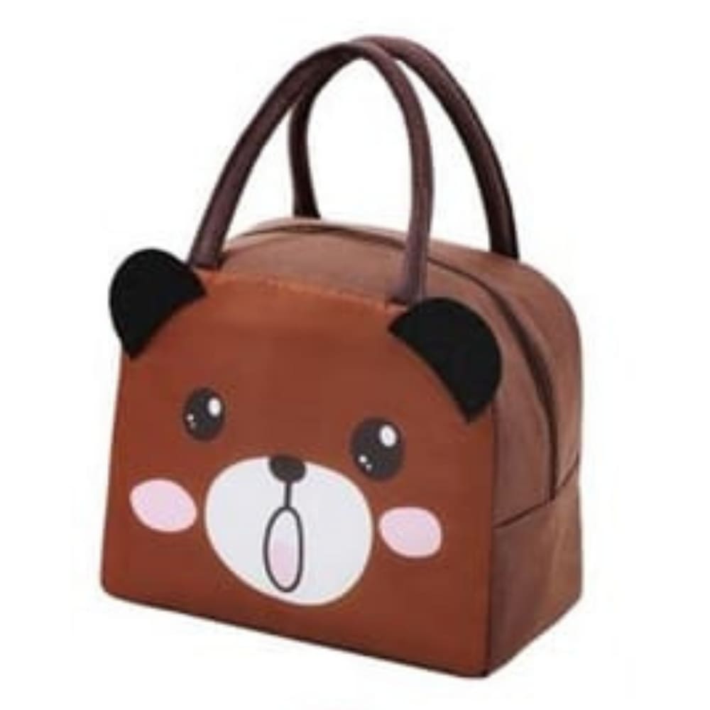 Bolsa Térmica Infantil Lancheira C/ Alça Estampas Animais