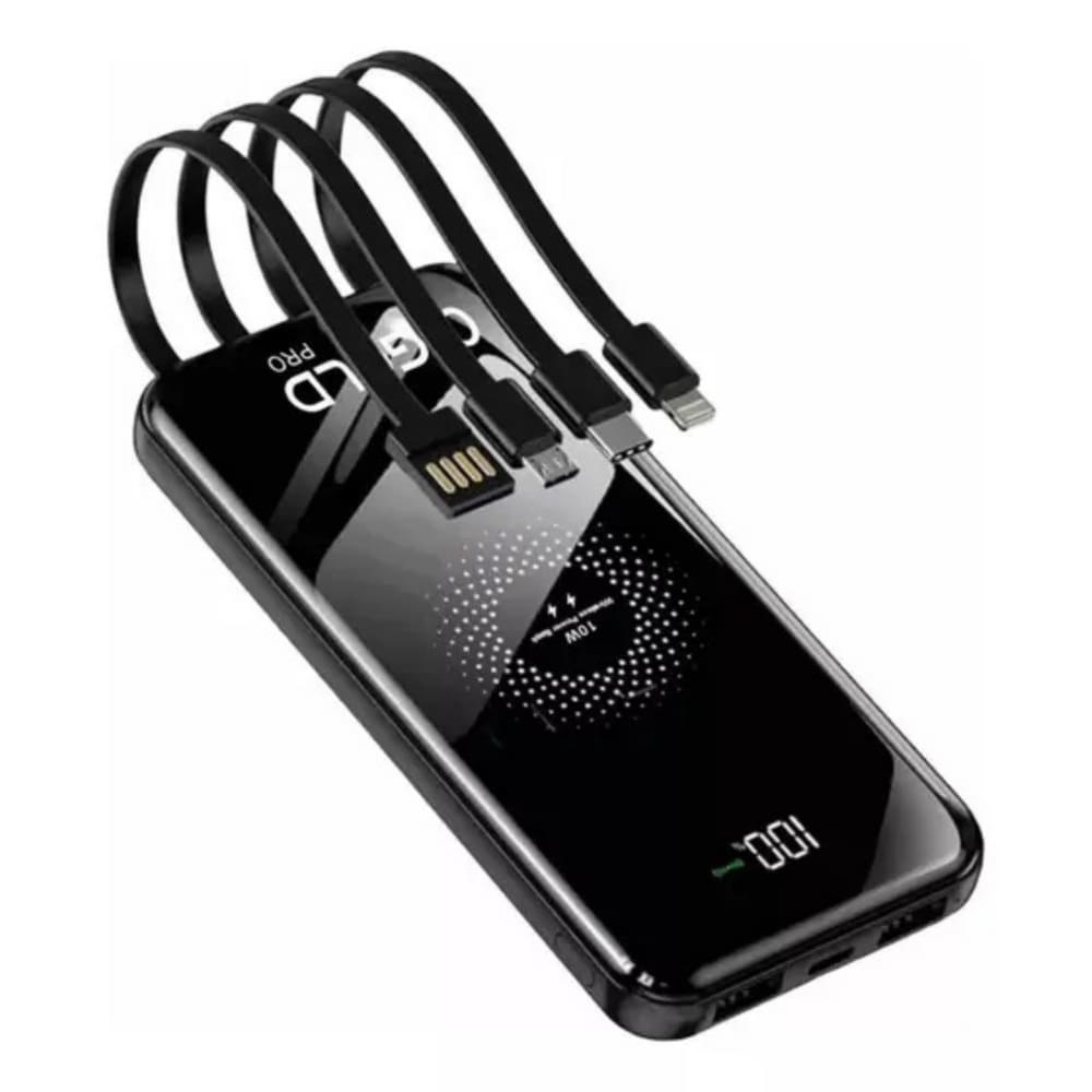 Power Bank Carregador Por Indução Sem Fios 10.000mah