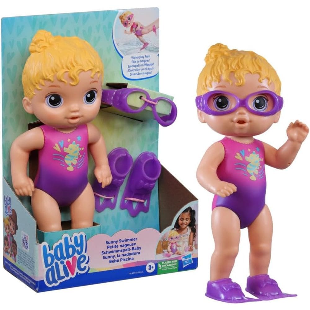 Boneca Baby Alive Bebê Piscina Loira - Hasbro F8140