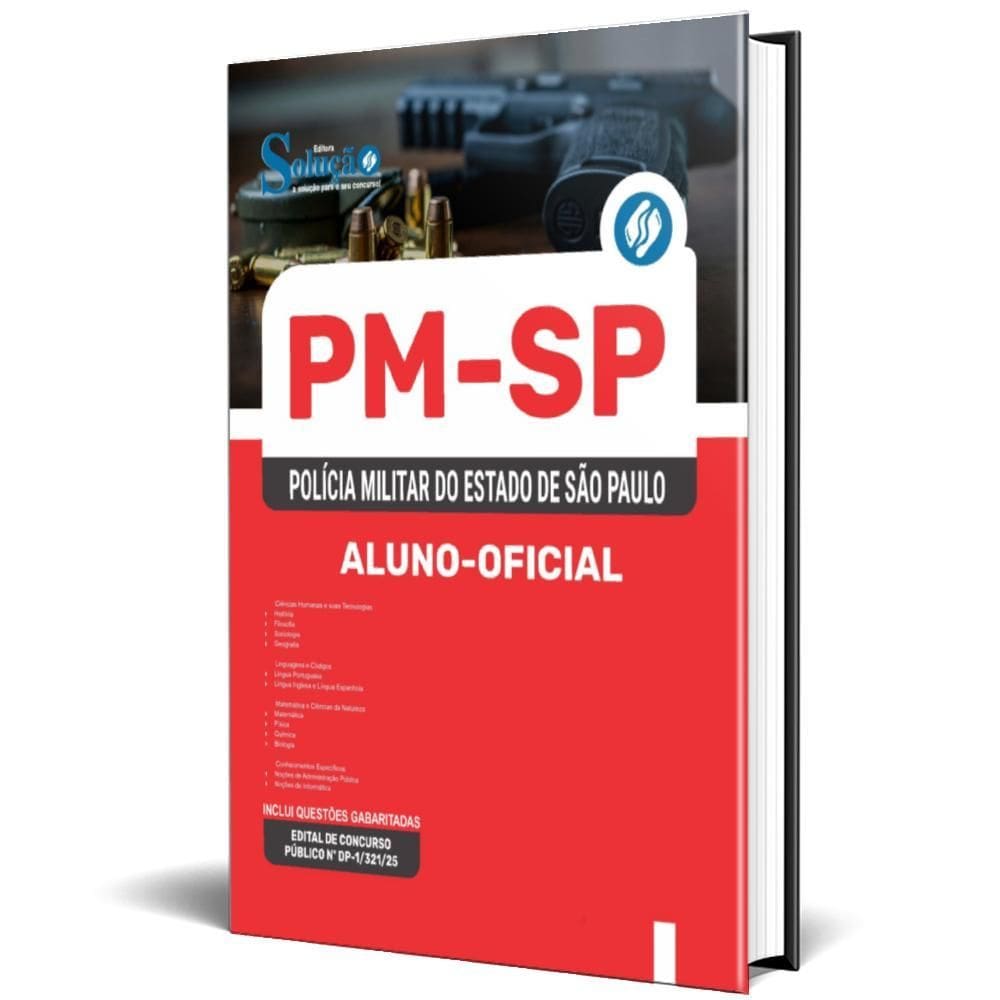 Apostila Concurso Pm Sp 2025 - Aluno-Oficial