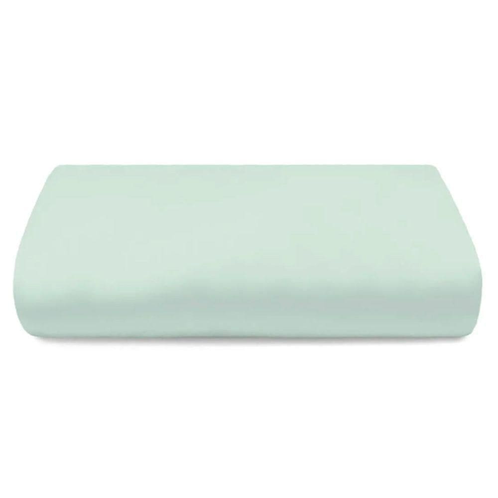 Lençol Avulso Buettner King Percal 150 Fios Casual Color Com Elástico Verde Lunar